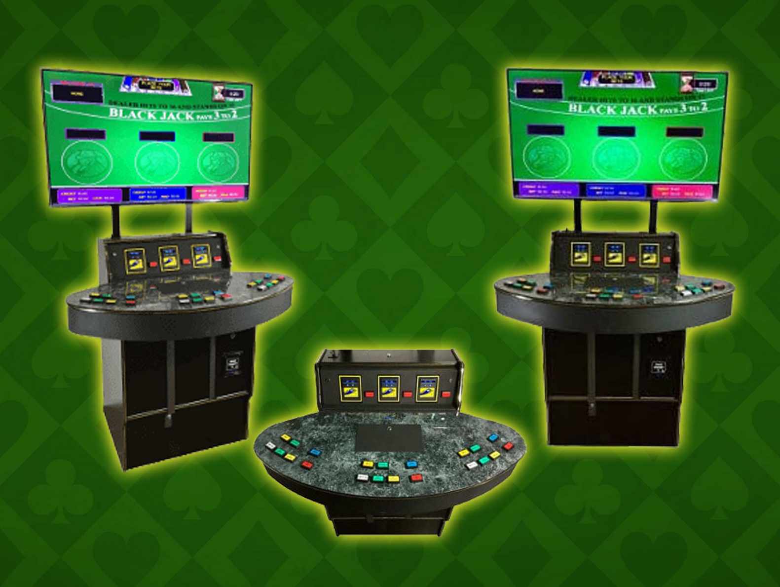 8 Line Supply Blackjack machines