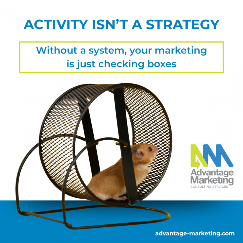 Activity isn't a strategy
