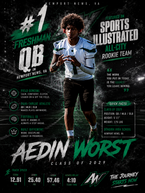 Aedin Worst, Newport News freshman quarterback