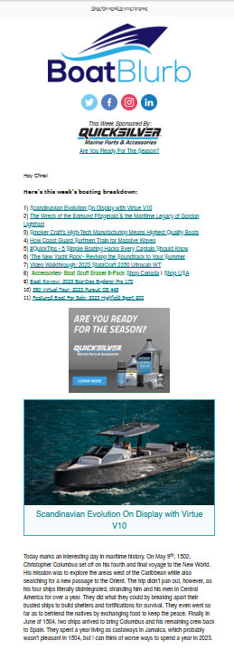 Boatblurb Newsletter