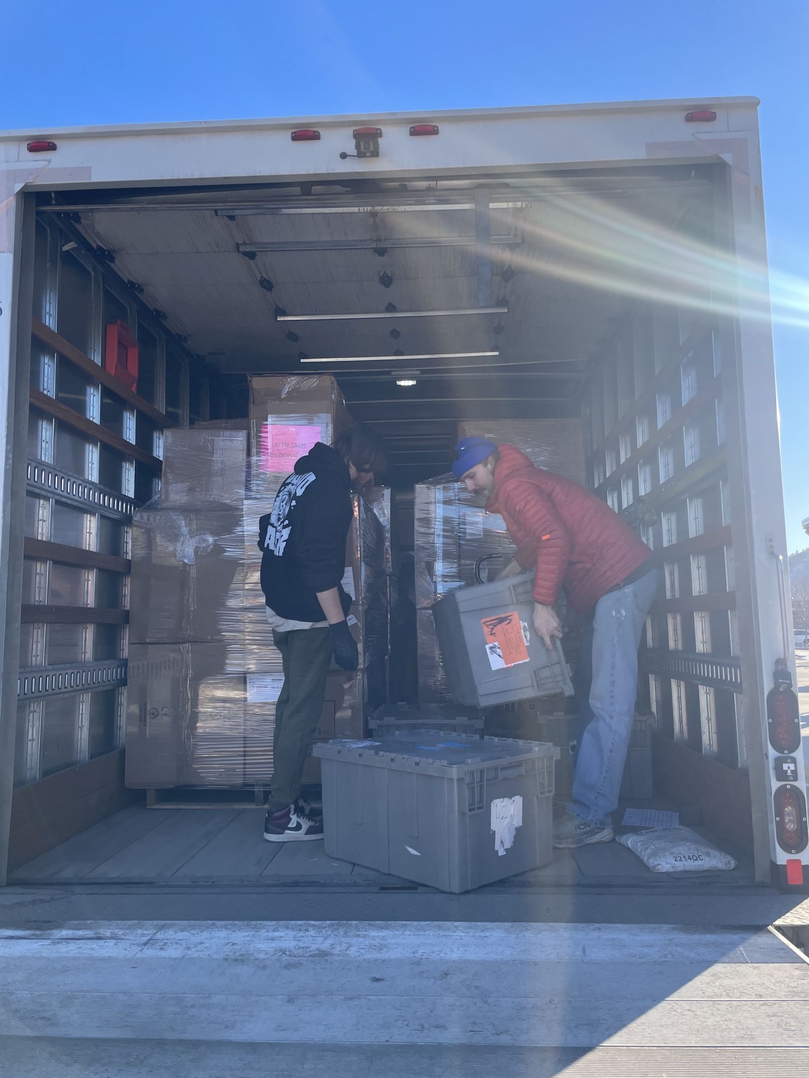 Christy Sports team delivers gear for SOS Outreach