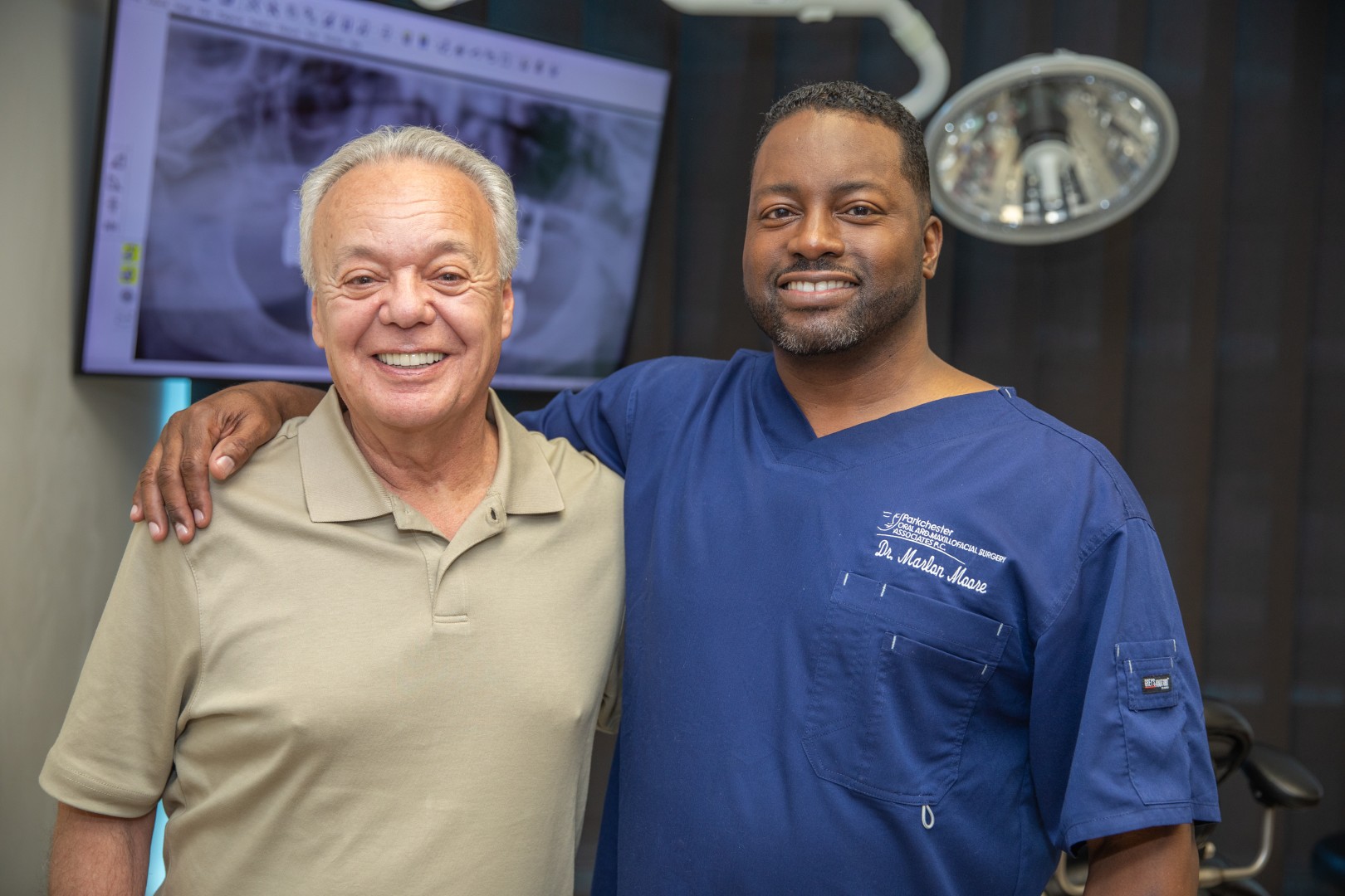 Dr Moore With Dental Implant Patient