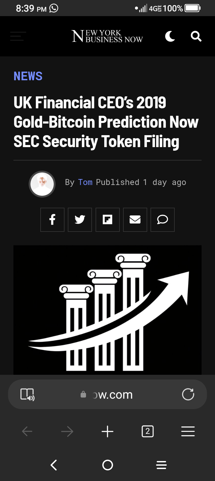 Headline To NY Business Now Magazine