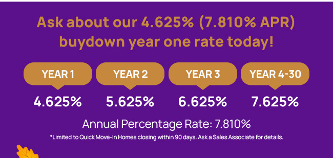 Heritage at South Brunswick Buydown Rate Special