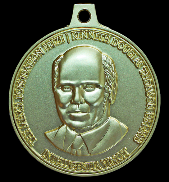 Mensa Foundation Prize medal