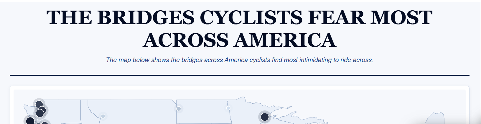Most Dangerous Bridges To Cycle On