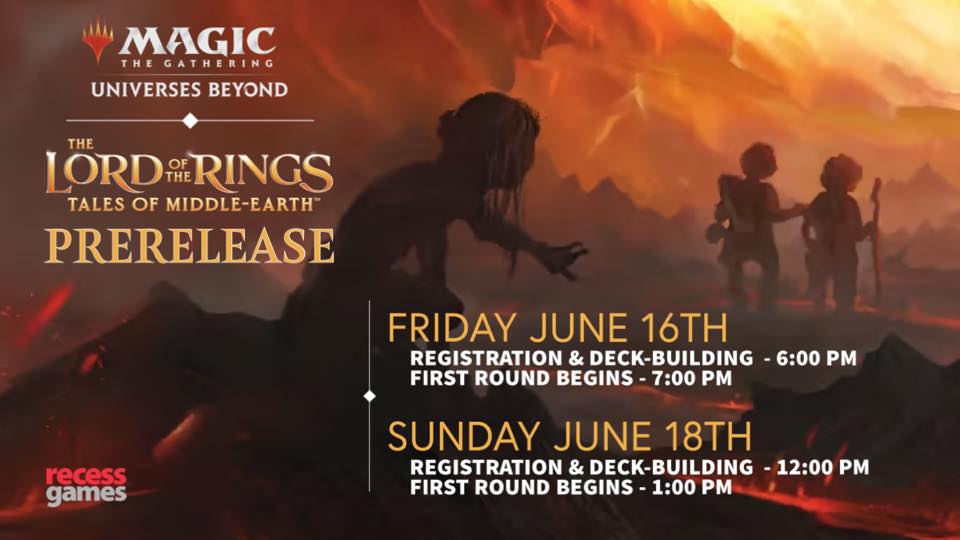 MTG Lord of the Rings Prerelease