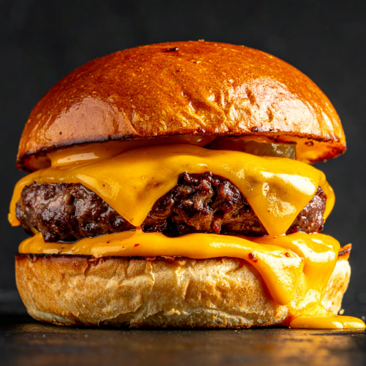 Ragin Cajun Seasoned Cheeseburger