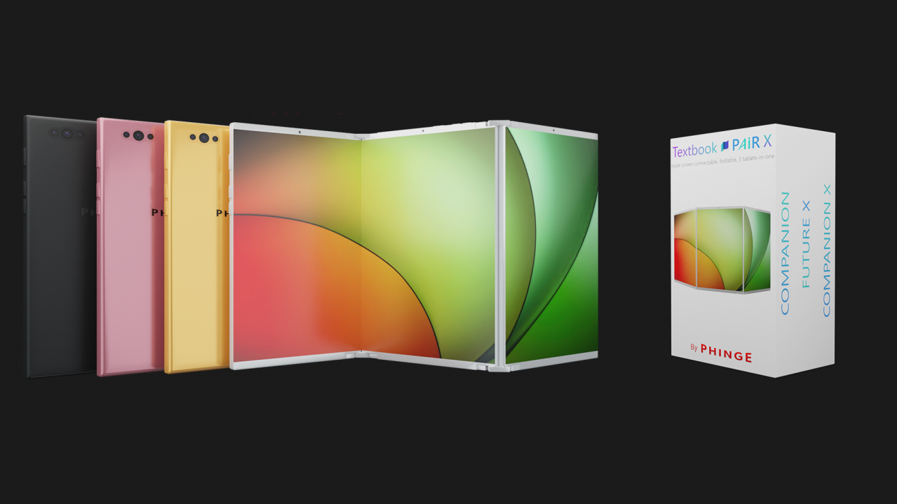 Textbook PairX, Magnetically Connectable Tablets
