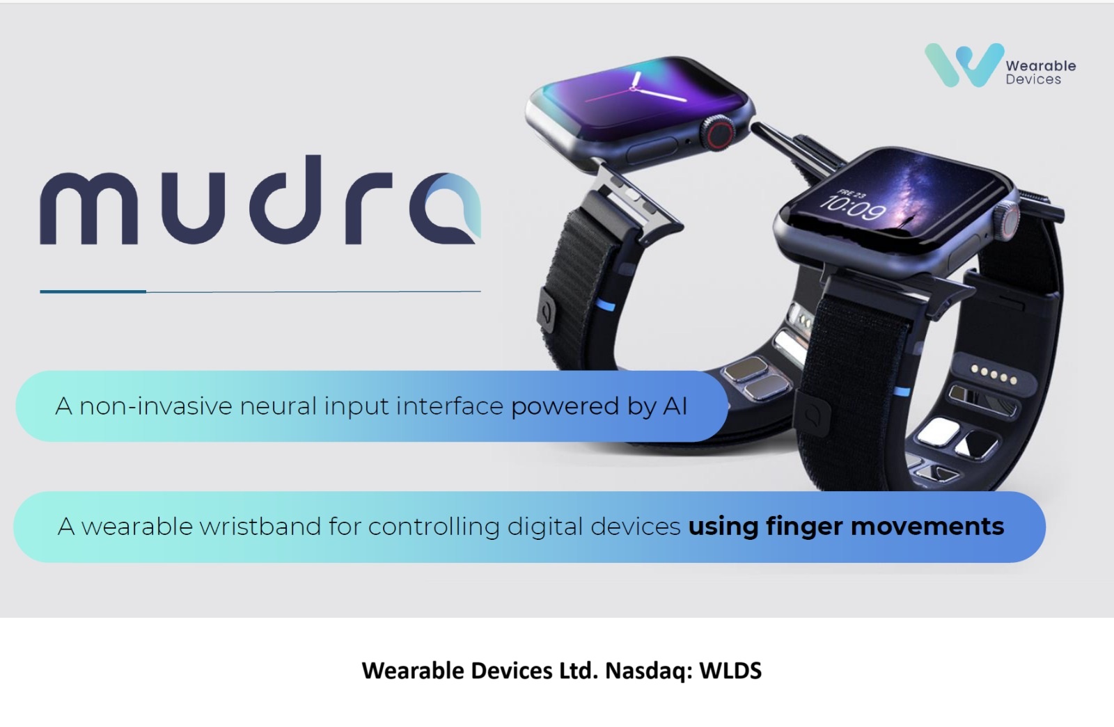 $WLDS Wearable Device MUDRA
